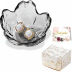 Flower Jewelry Dish Ceramic Ring Holder Tray Gift