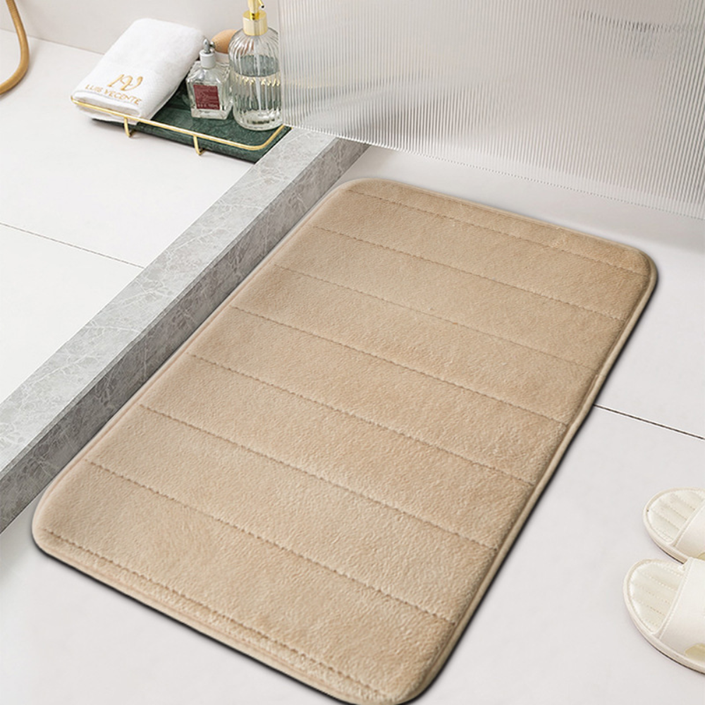 Soft Microfibre Bath Mat with Non-Slip Backing, 2 Sizes - product view 6