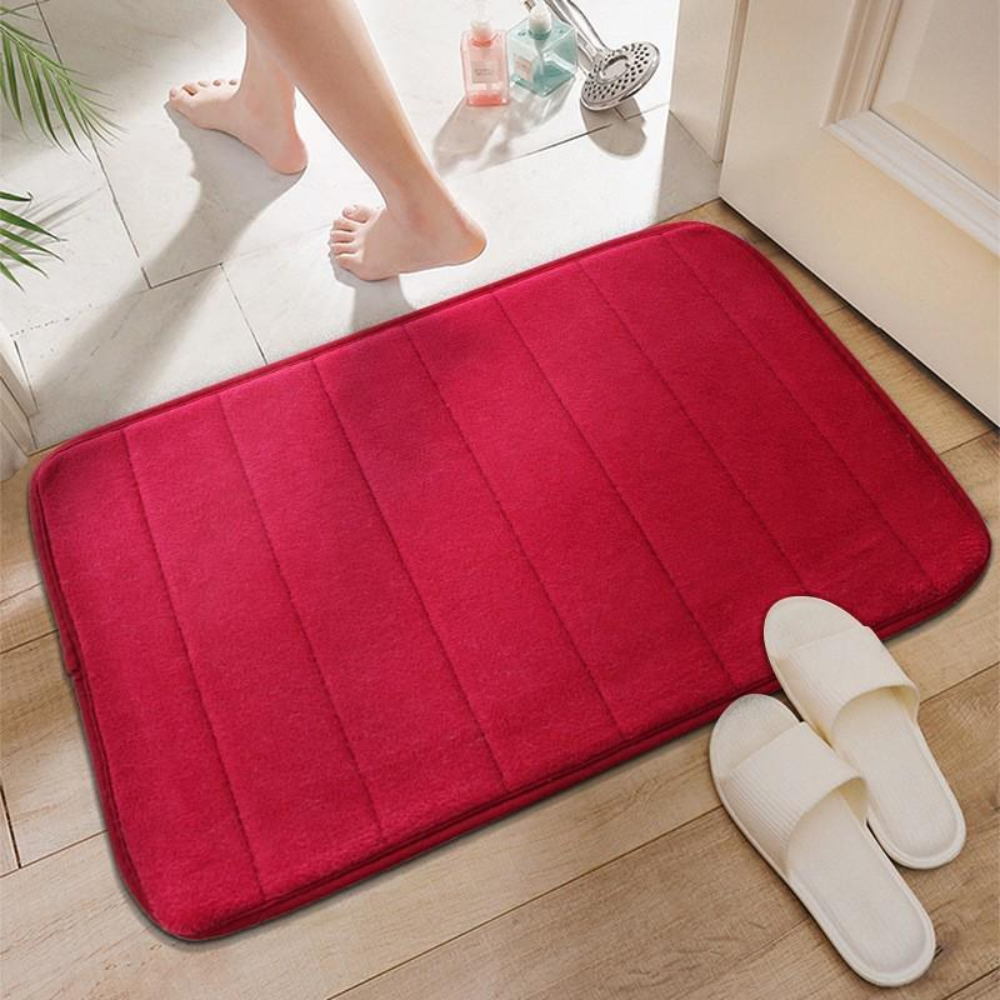 Soft Microfibre Bath Mat with Non-Slip Backing, 2 Sizes - product view 7