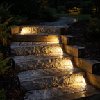 Solar Stair Lights, Warm White Outdoor LEDs, Set of 4 - product view 4