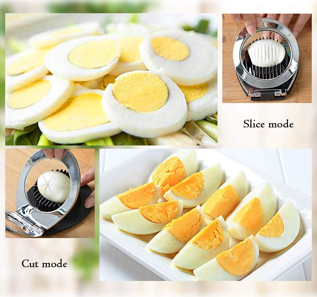 3-in-1 Stainless Steel Wire Egg Slicer for Kitchen Prep — product view 6