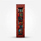 Miniature Book Christmas Advent Calendar with 24 Ornaments