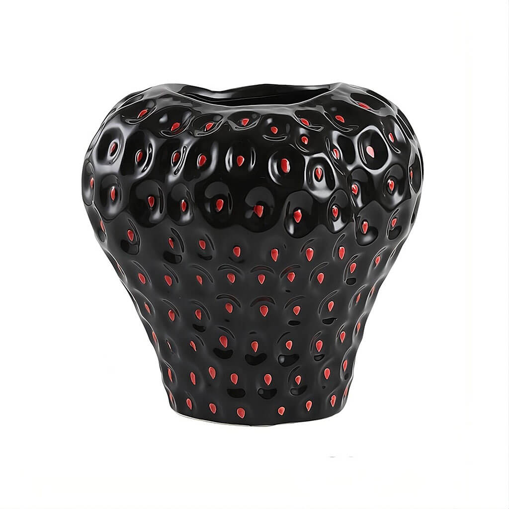 Strawberry Shape Ceramic Vase – product image 4