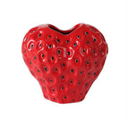 Strawberry Shape Ceramic Vase – product image 1