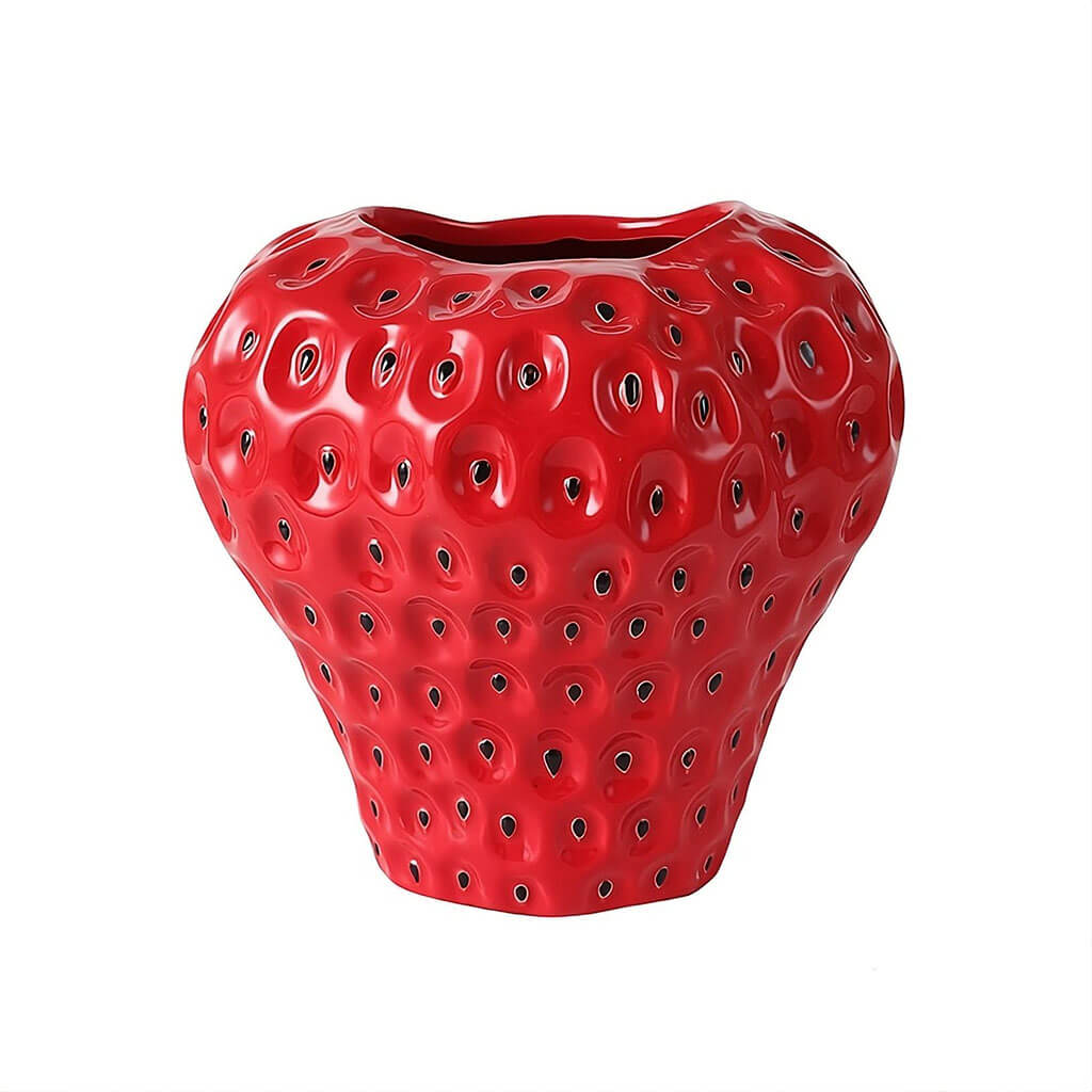 Strawberry Shape Ceramic Vase – product image 10