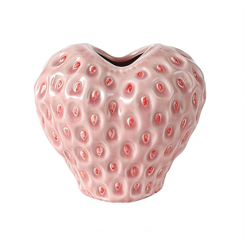Strawberry Shape Ceramic Vase – product image 12