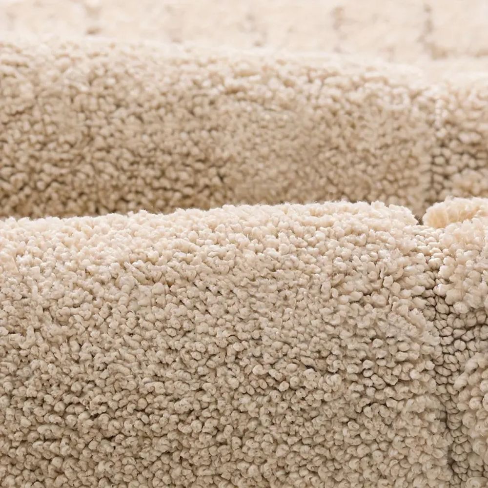 Striped Bath Mat with Non-Slip Backing