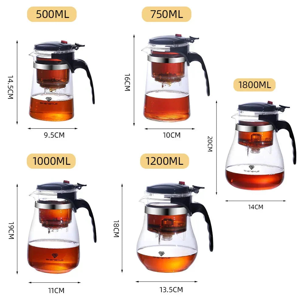 Glass Tea Infuser Teapot – product image 6