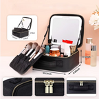 Travel Makeup Organiser with Rechargeable LED Mirror — product view 9