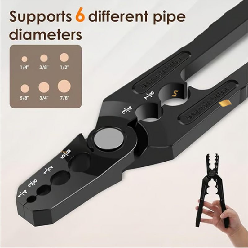 Six-Hole Copper Tube Rounding Pliers