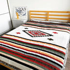 Pumpkin Pattern Knitted Sofa Throw