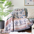 Pumpkin Pattern Knitted Sofa Throw