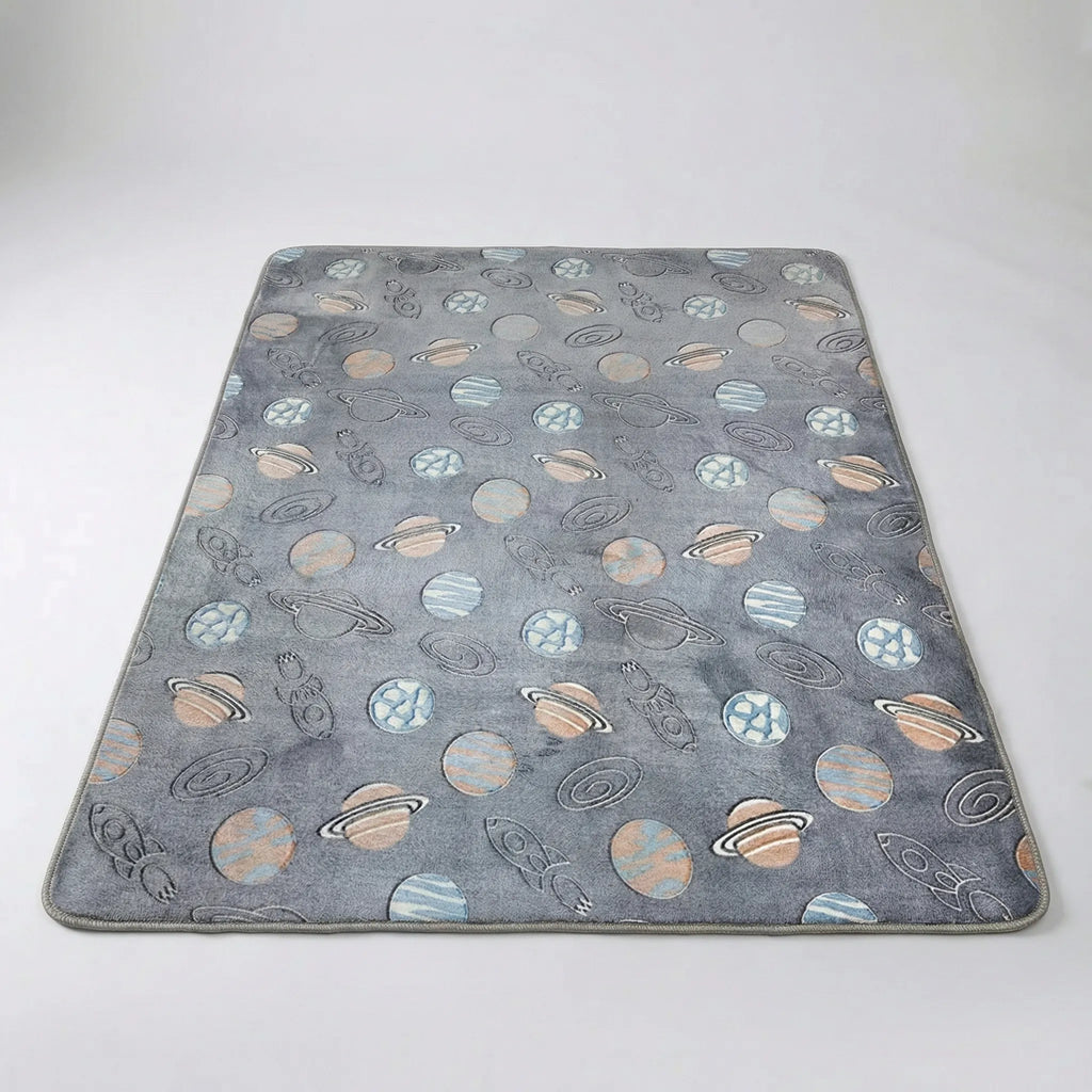 Colourful Patterned Area Rug for Bedrooms and Playrooms