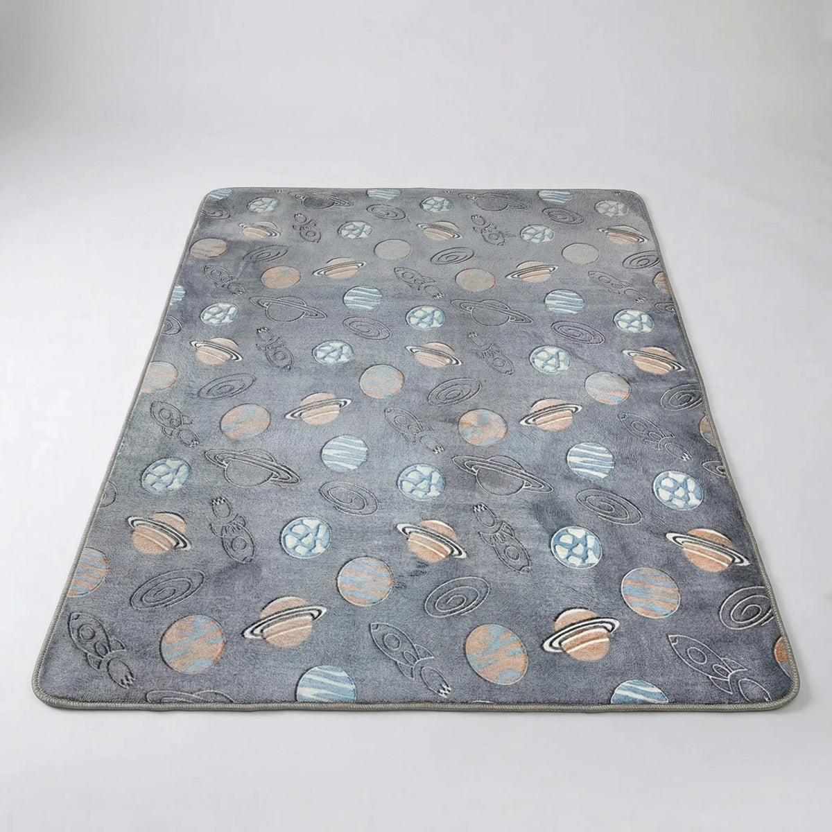 Colourful Patterned Area Rug for Bedrooms and Playrooms