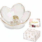 Flower Jewelry Dish Ceramic Ring Holder Tray Gift