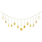 Metal Moon Phase Wall Garland