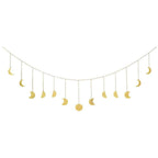 Metal Moon Phase Wall Garland