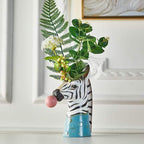 Animal Design Resin Flower Vase