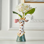 Animal Design Resin Flower Vase