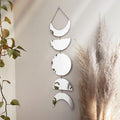 Acrylic Moon Phase Mirror Wall Hanging