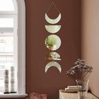 Acrylic Moon Phase Mirror Wall Hanging
