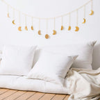 Metal Moon Phase Wall Garland