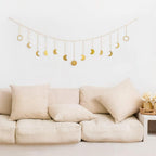 Metal Moon Phase Wall Garland