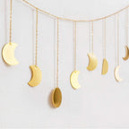 Metal Moon Phase Wall Garland
