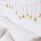 Metal Moon Phase Wall Garland