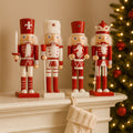 Wooden Nutcracker Figurines, Set of 4, 24 cm