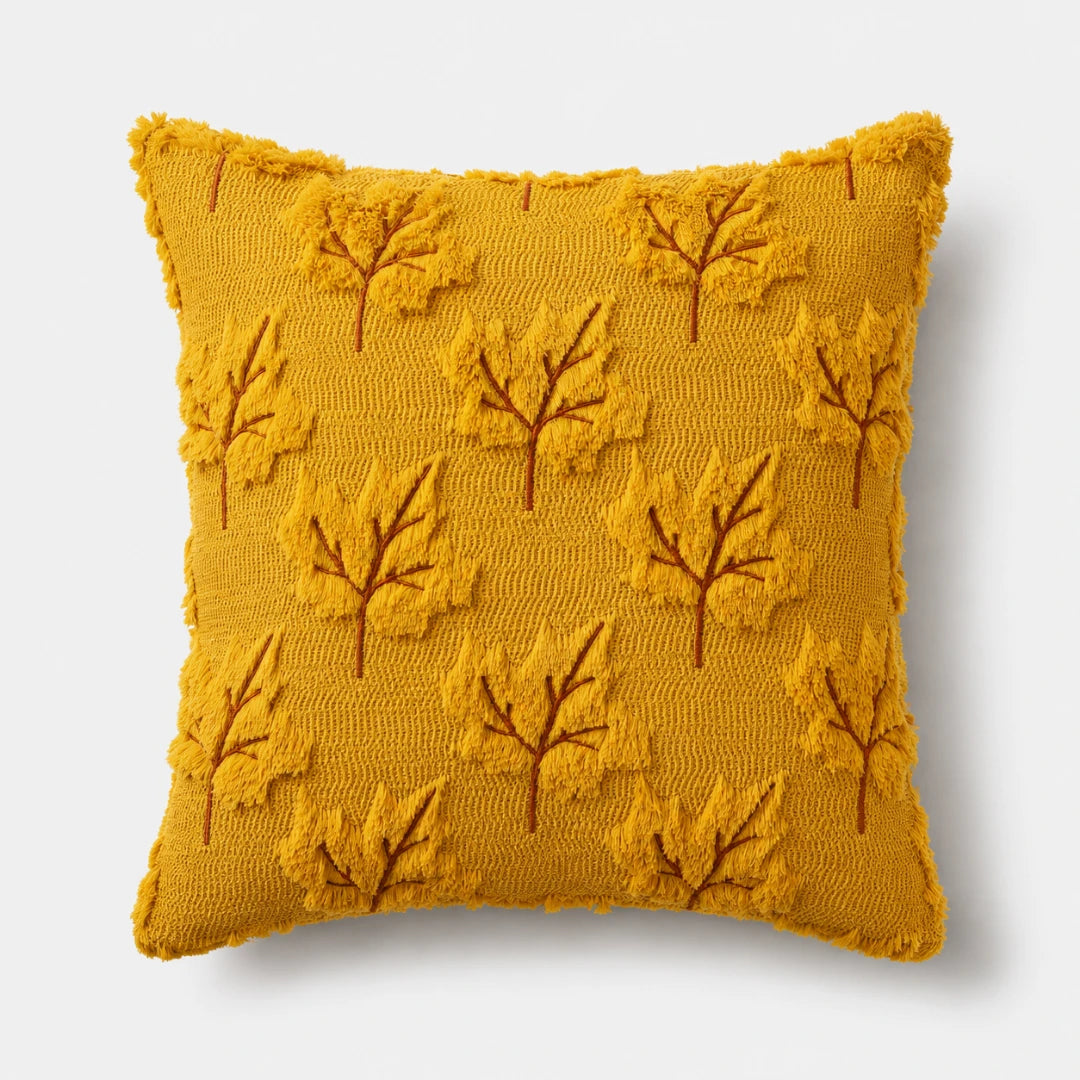Tufted Pumpkin Cushion Cover, Chenille Autumn Décor, 45 cm - product view 15