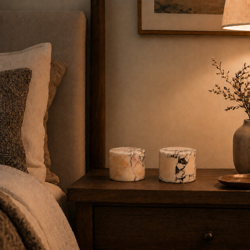 Rechargeable Marble Table Lamp, Compact Touch-Control Accent Light - product view 8