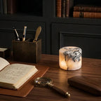Rechargeable Marble Table Lamp, Compact Touch-Control Accent Light - product view 10