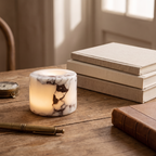 Rechargeable Marble Table Lamp, Compact Touch-Control Accent Light - product view 5